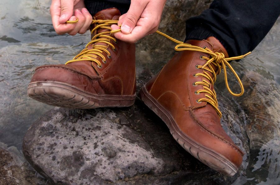 Lems Leather Men's Boulder Boot Russet | YD4850329