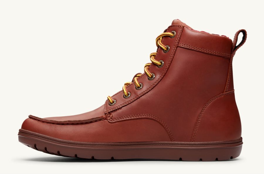 Lems Leather Men's Boulder Boot Russet | YD4850329