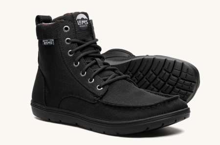 Lems Nylon Men's Boulder Boot Black-Vegan | JC9723845